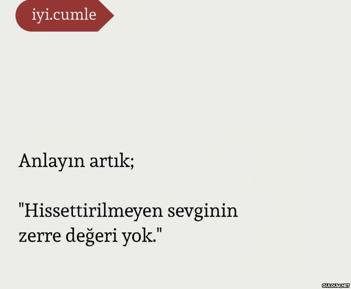 Bugün şöyle bir yazıya...