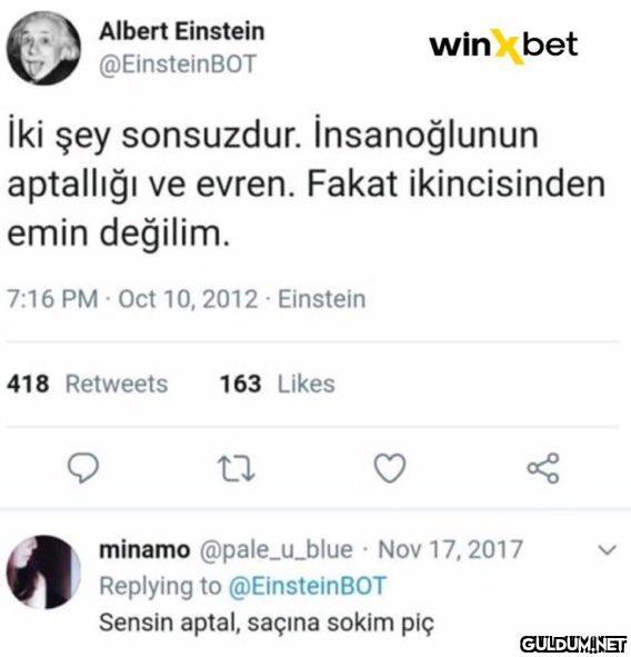 Albert Einstein...