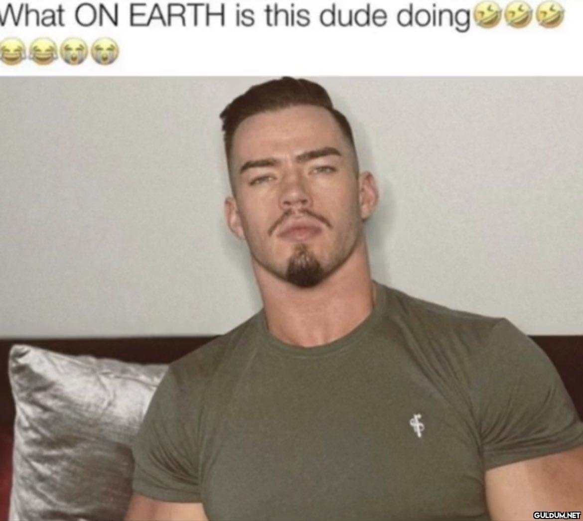 What ON EARTH is this dude...