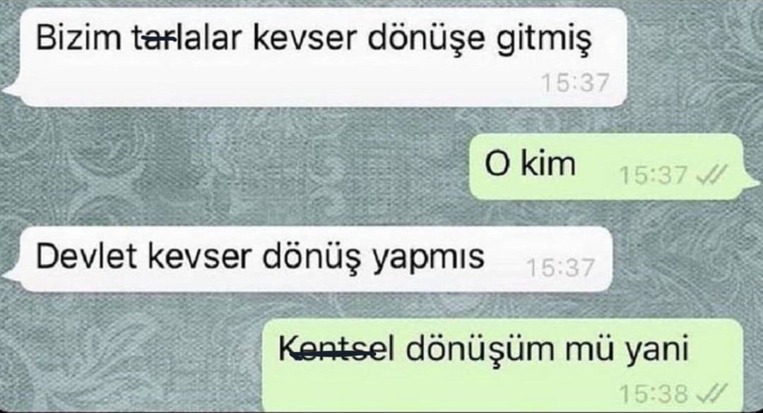 Kafamda kevser dönüşümler   Kaynak