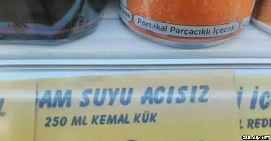 Portakal Parçacıklı Içecek...