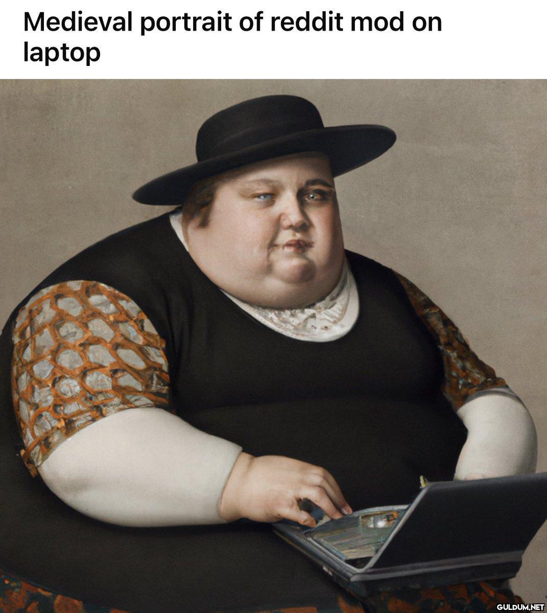 Medieval portrait of...