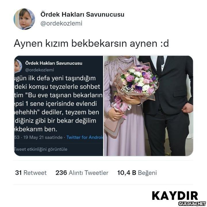 Bekarlar şu an bu evi...