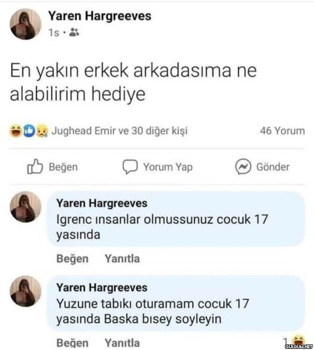 Yaren Hargreeves 1s En...