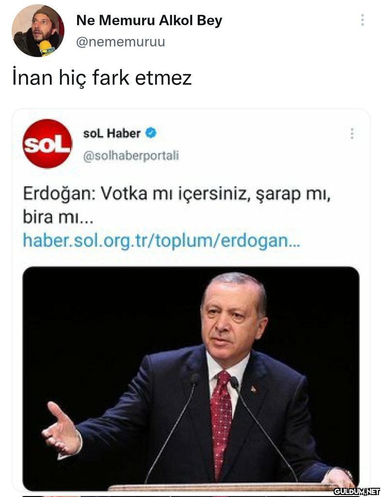 Ne Memuru Alkol Bey...
