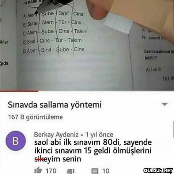 kler gida ru nasil B A)...