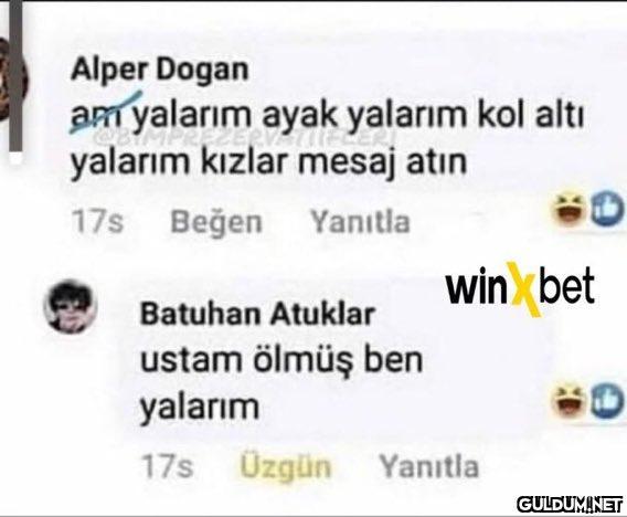 Alper Dogan am yalarım...