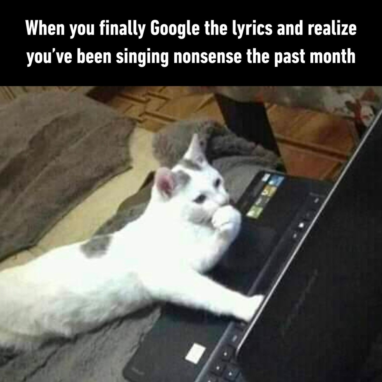 Tell us some lyrics that...
