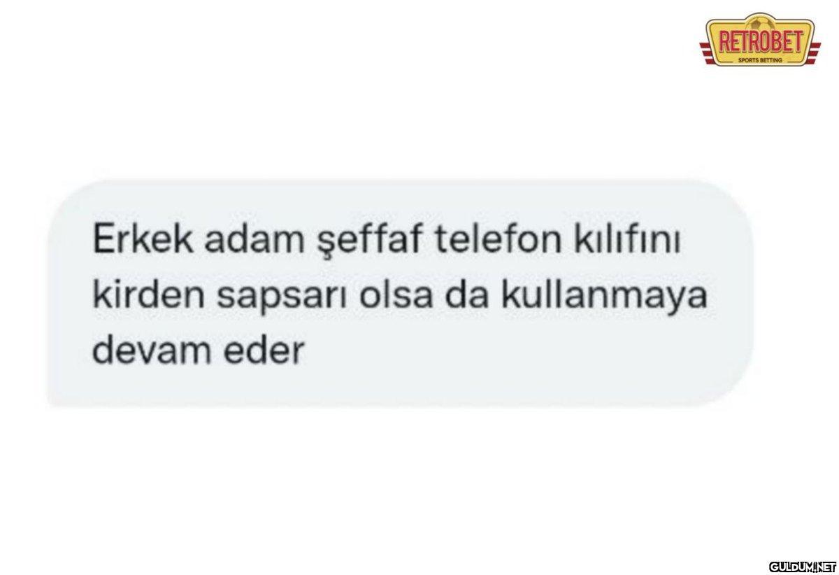 Erkek adam şeffaf telefon...