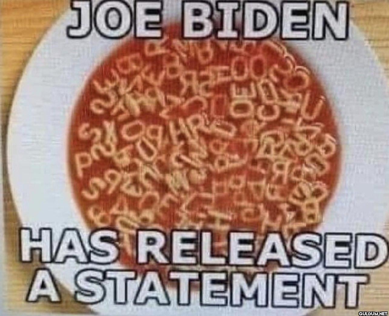 ︎ ︎ ︎ ︎    JOE BIDEN HAS...