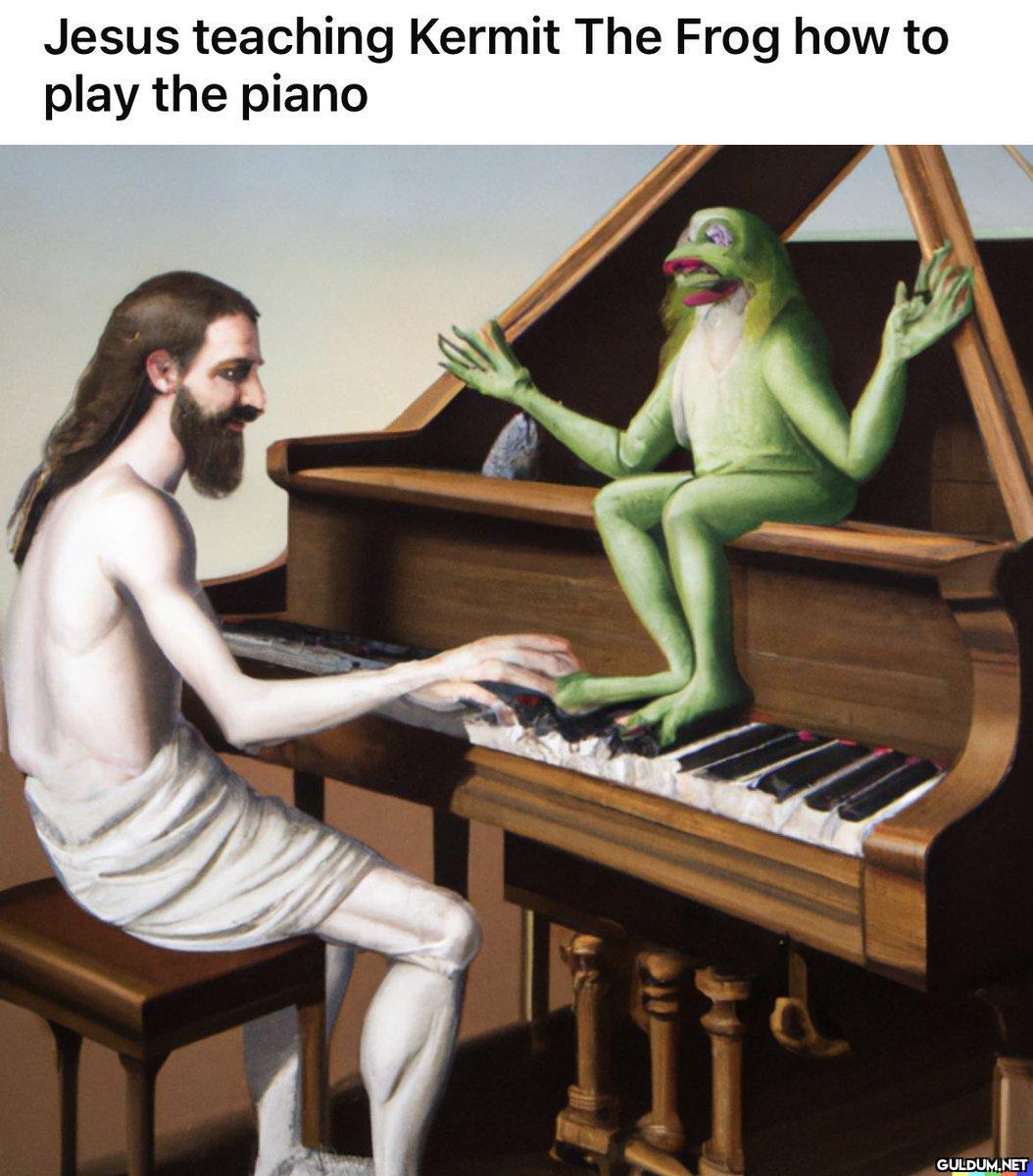 Jesus teaching Kermit The...