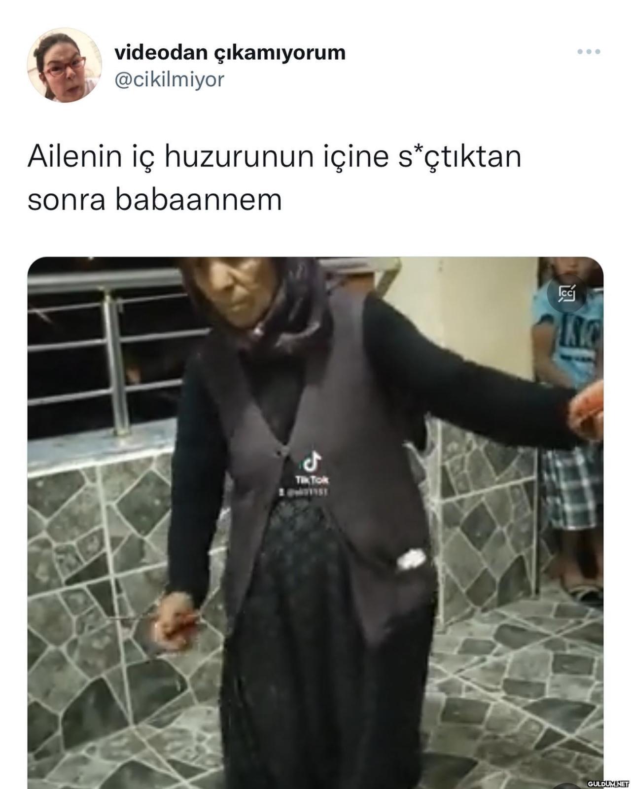 videodan çıkamıyorum...