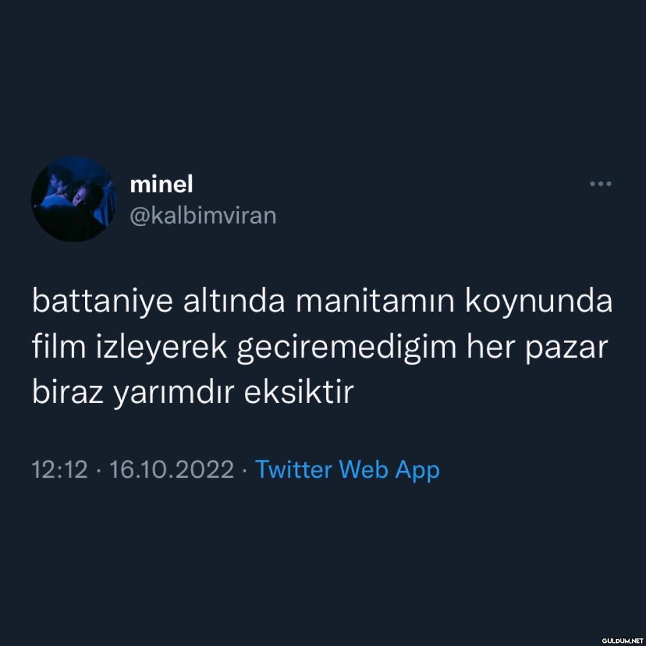 minel @kalbimviran...