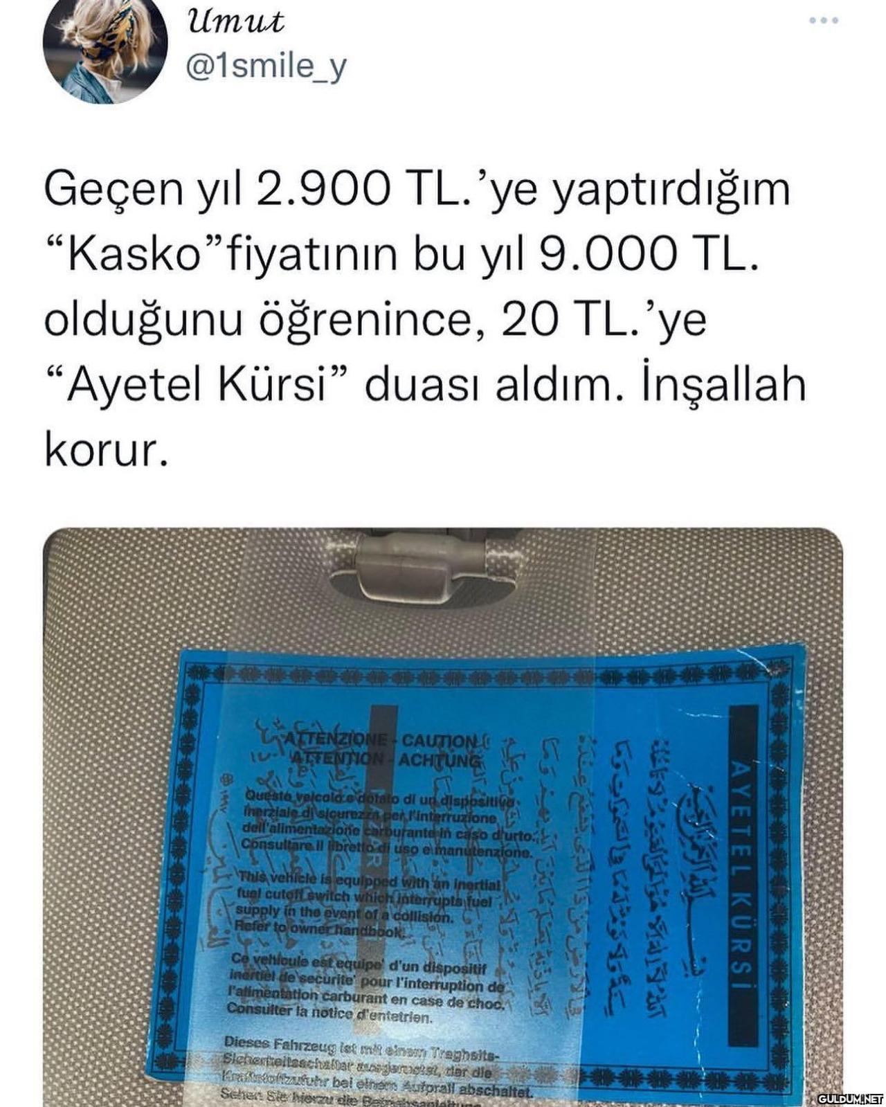Umut @1smile_y Geçen yıl...