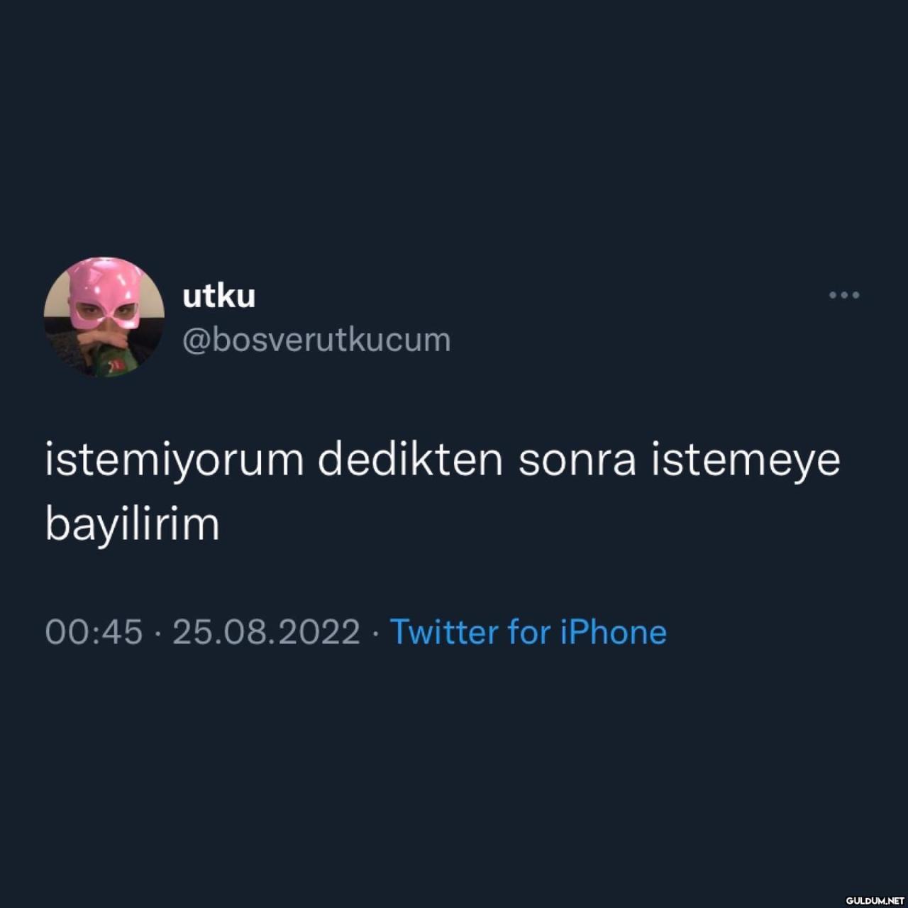 benim kararlılık seviyesi ...