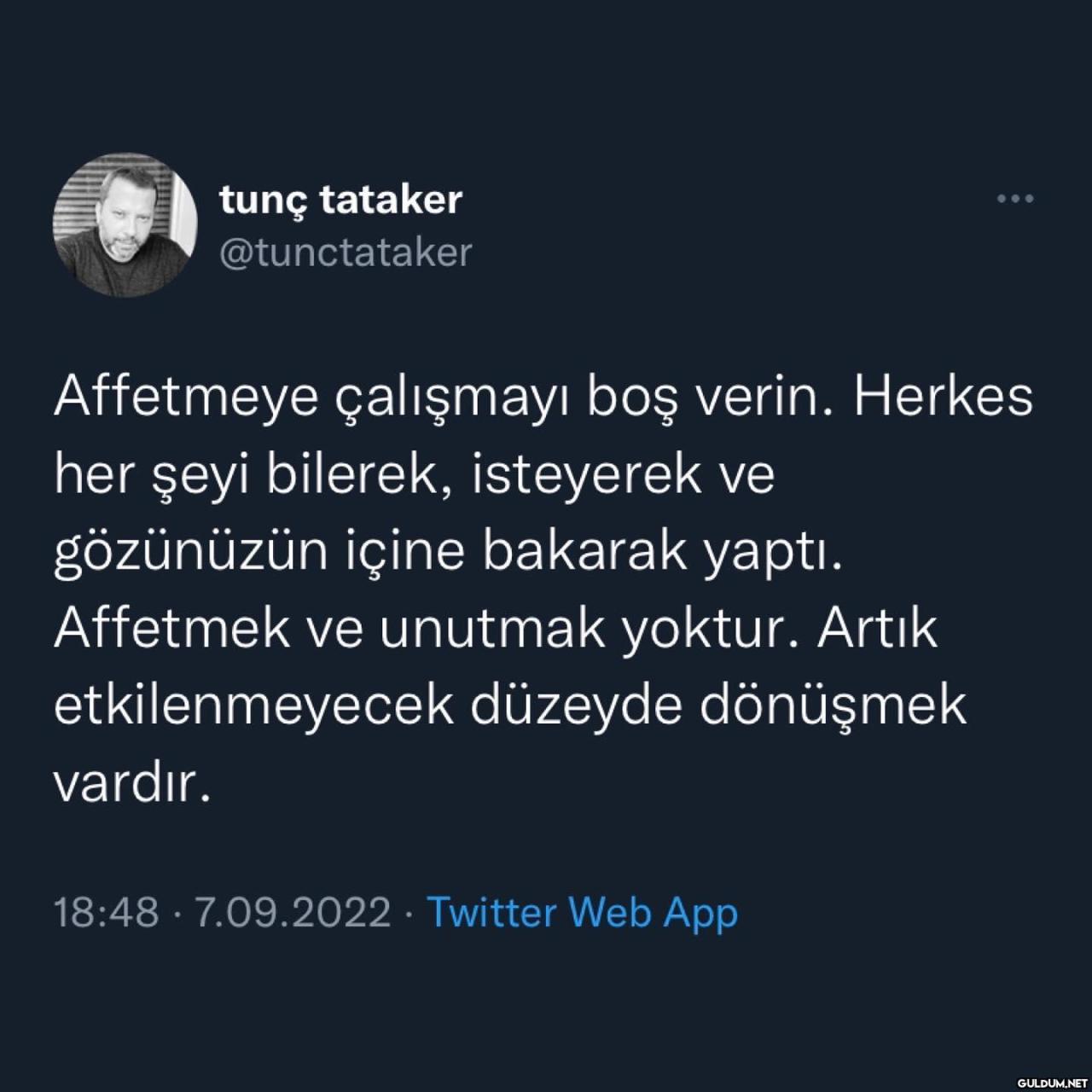 vardır. tunç tataker...