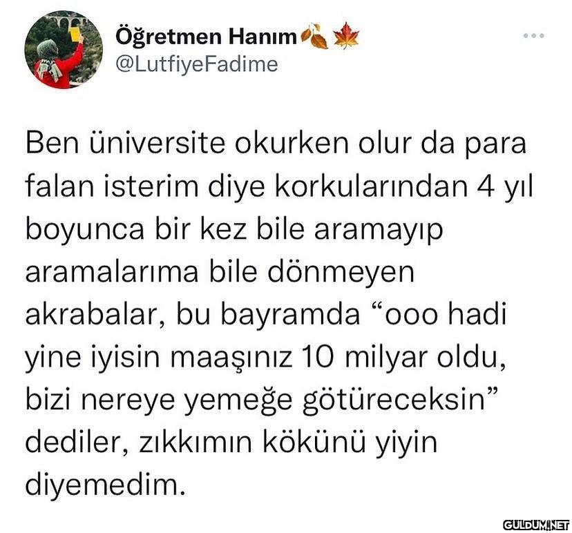 Öğretmen Hanım...