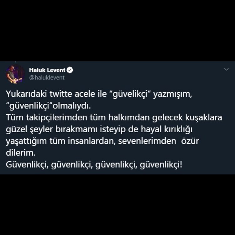 Asıl biz çok özür dileriz...