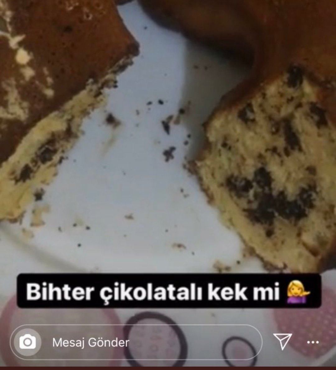 Yok behlül çikolatalı kek...