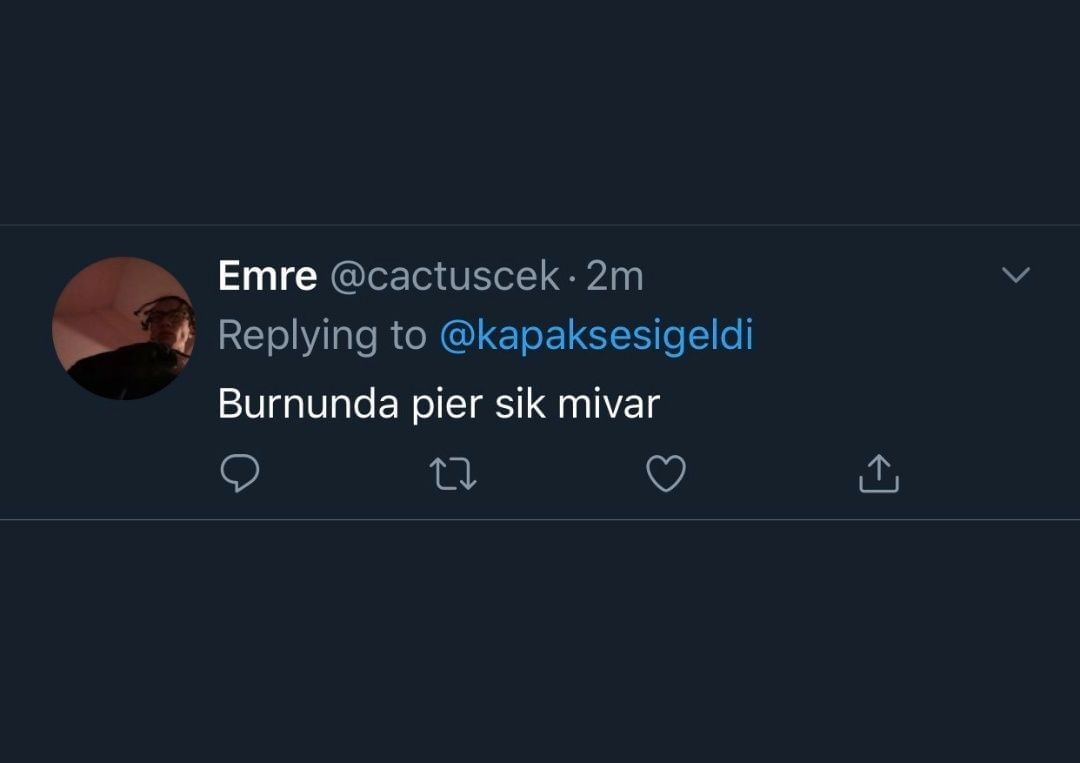 Her s*ke burnunuzu...