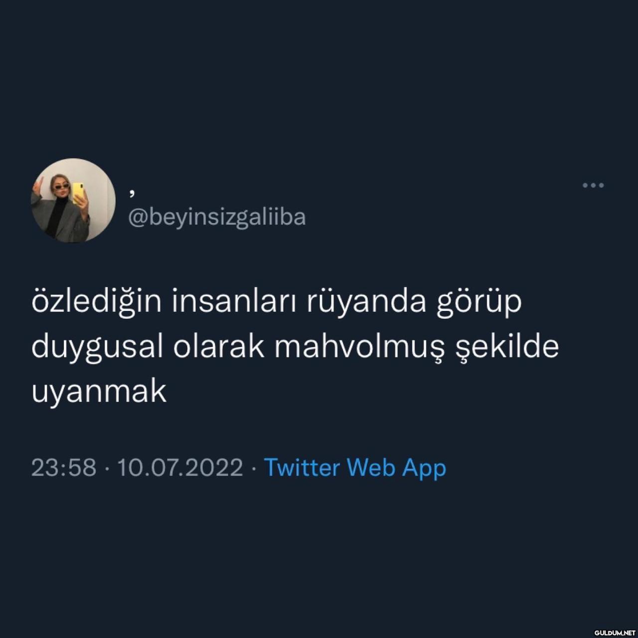 @beyinsizgaliiba özlediğin...
