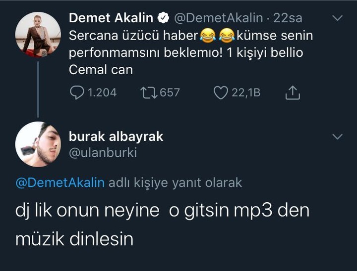 Elemana bak tweeti anlayıp...