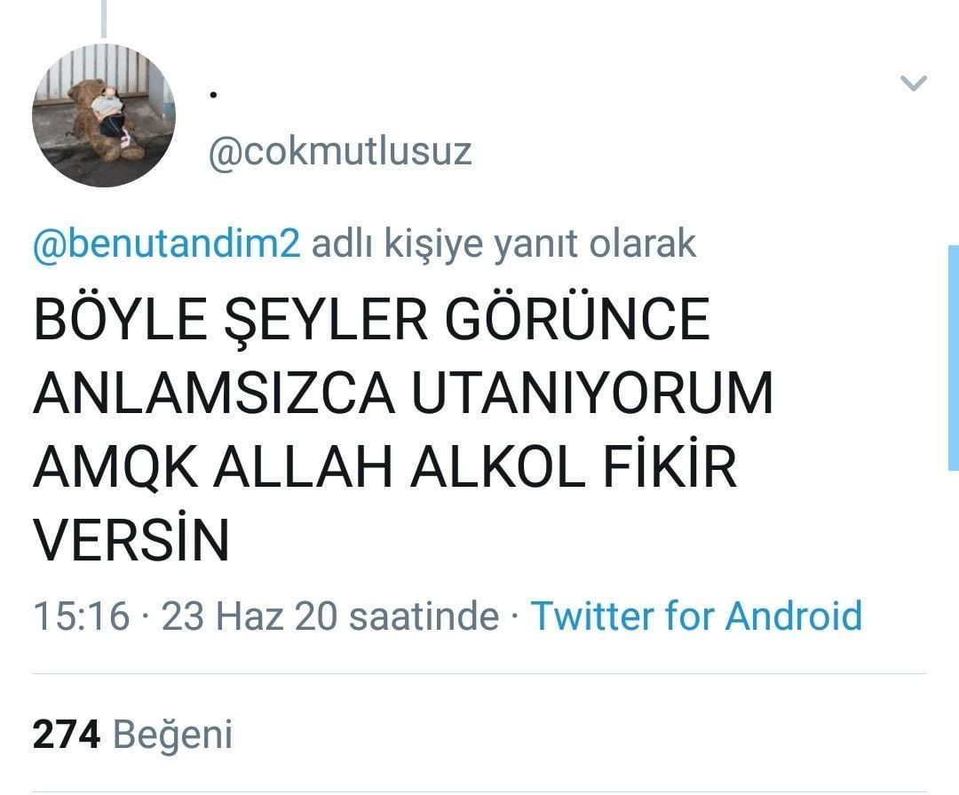 Alkol masasında neden...