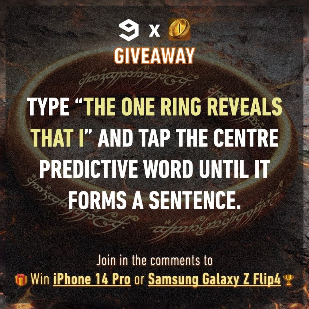 🎁9GAG x LOTR: Rise to War...