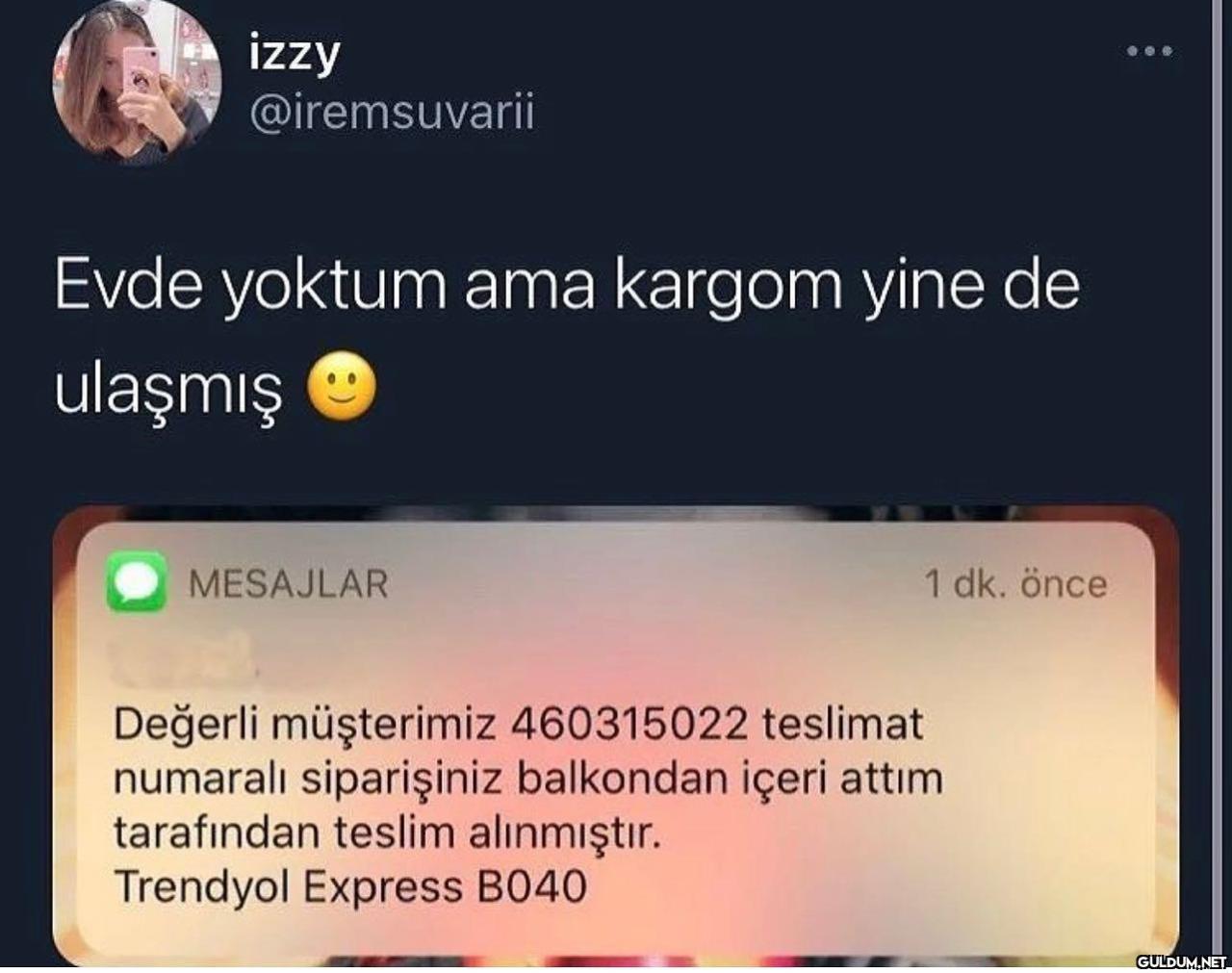 izzy @iremsuvarii Evde...