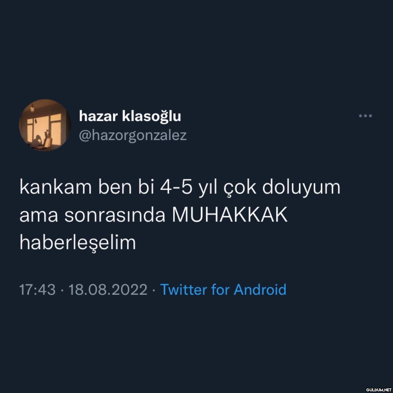 sevmediğim birisi...