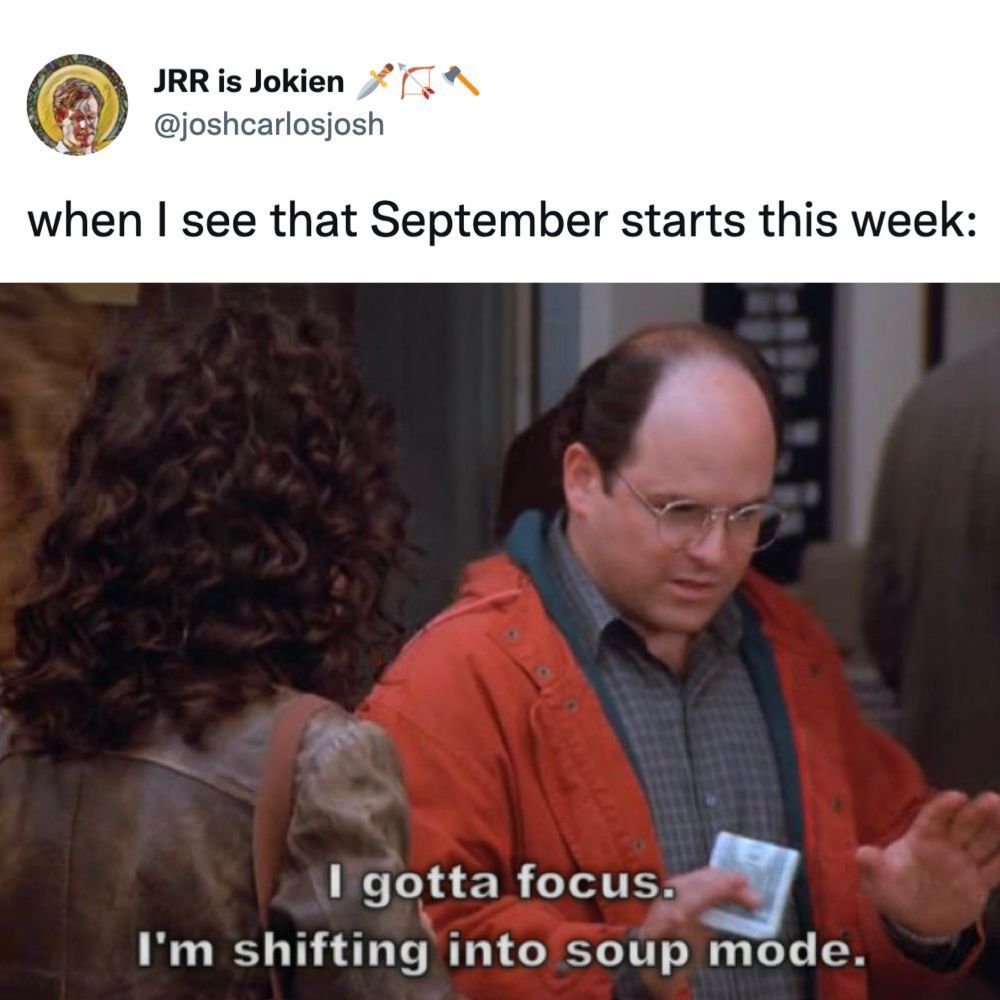 Looks like soup's back on...