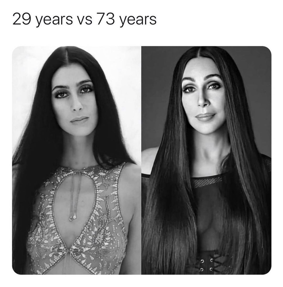 Cher is killing it...