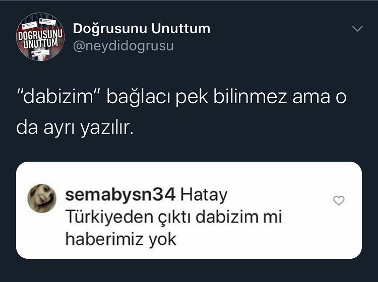 Bağlaçlar kendinden önceki...