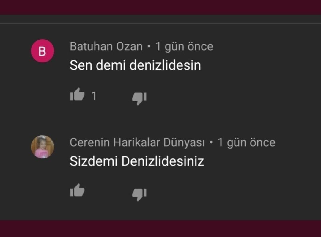 Sizinle dalga geçelim diye...