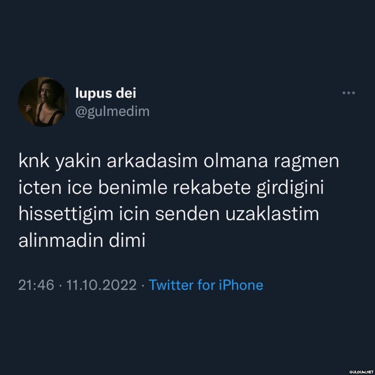 lupus dei @gulmedim knk...