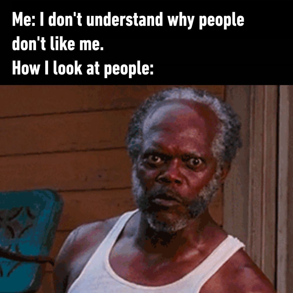 😠  - #socialize #stare...