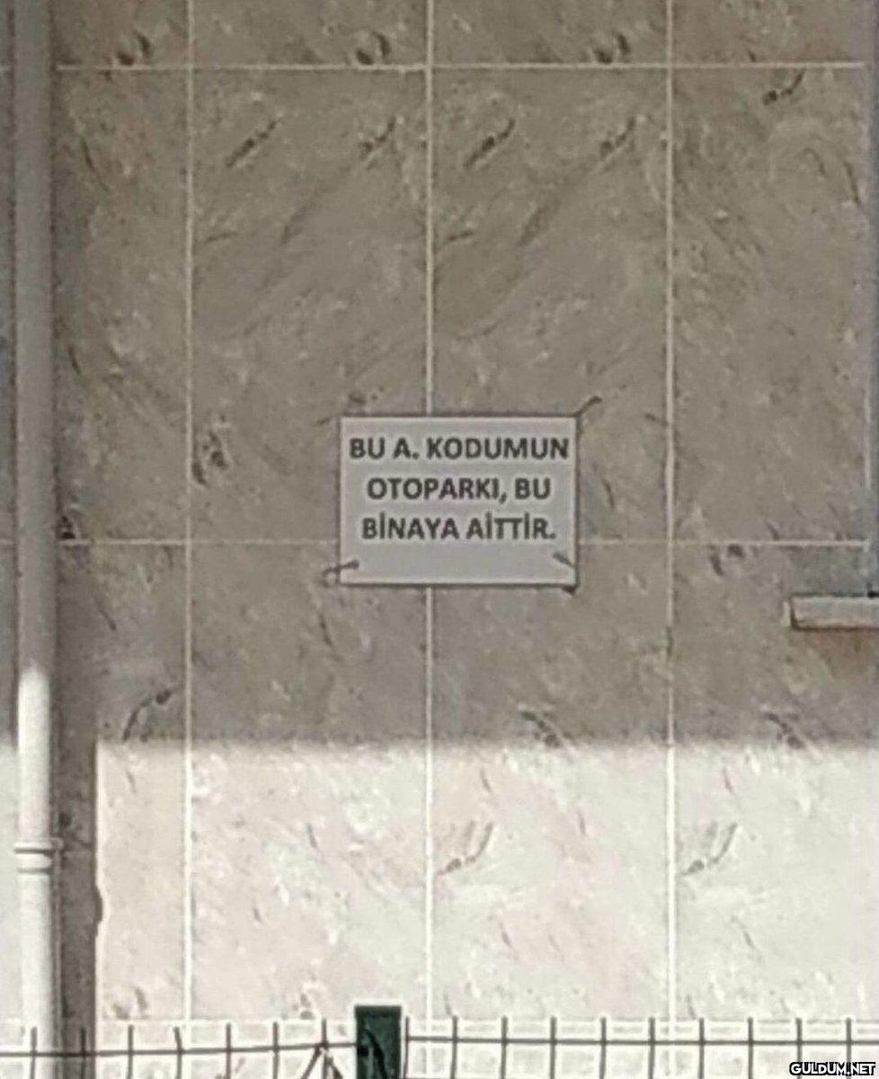 BU A. KODUMUN OTOPARKI, BU...