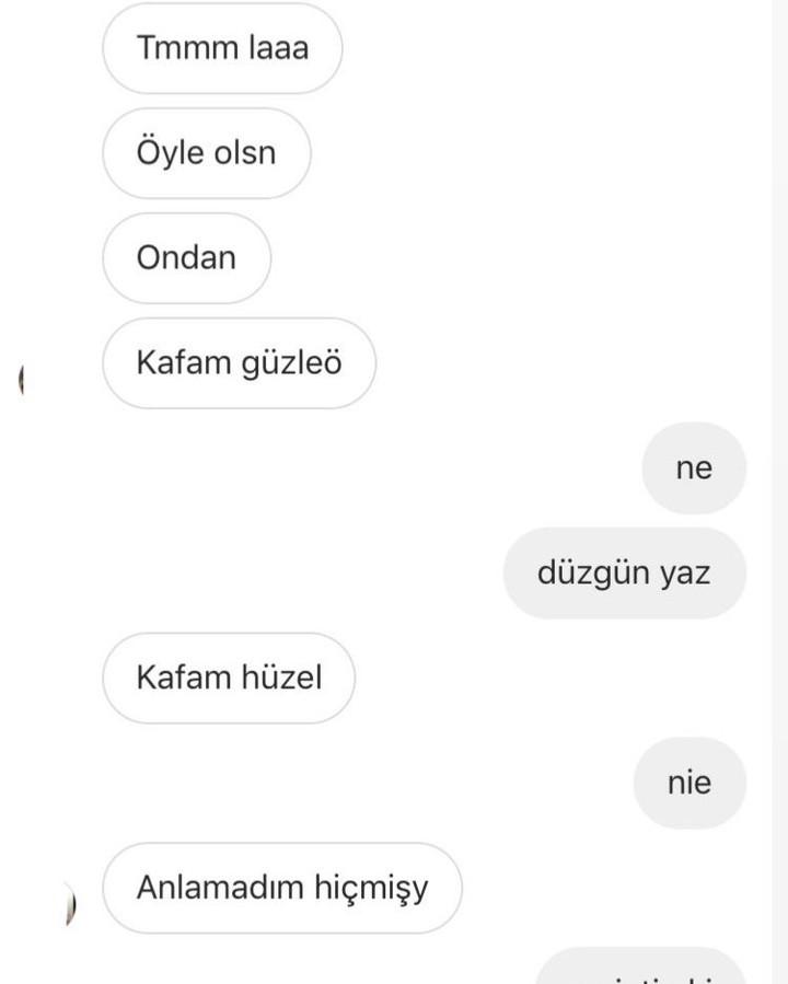 Kafası güzel he de geç...