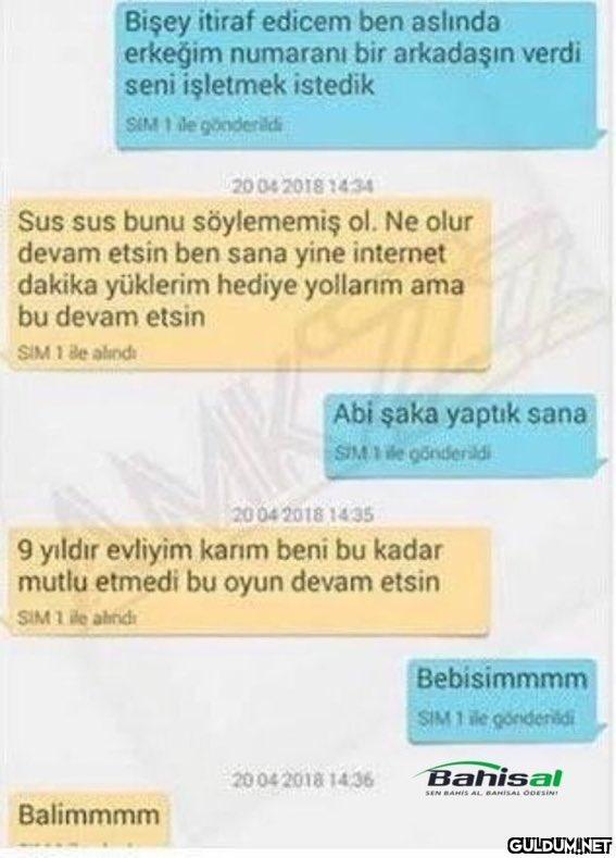 Bişey itiraf edicem ben...