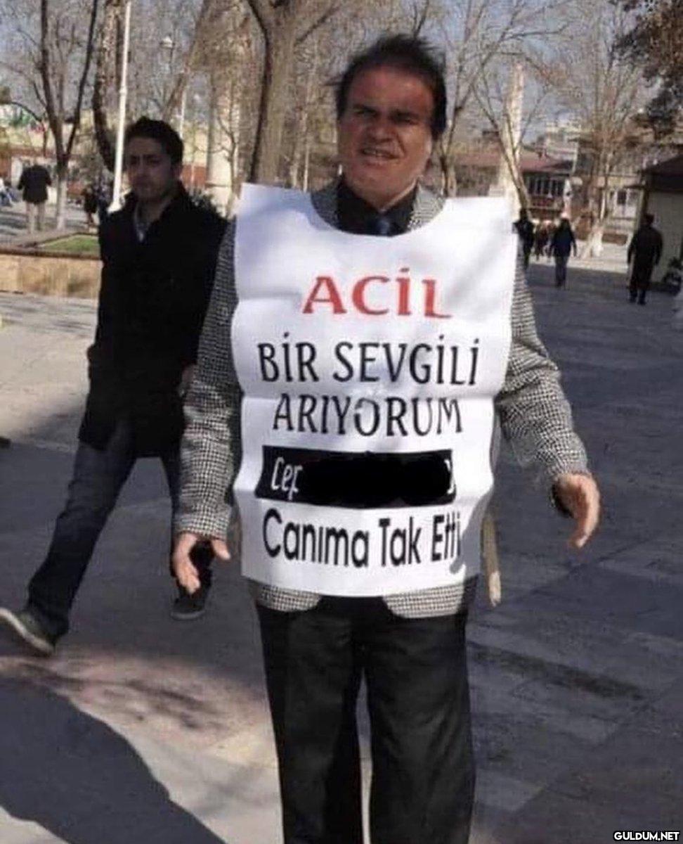 ACIL BİR SEVGİLİ ARIYORUM...