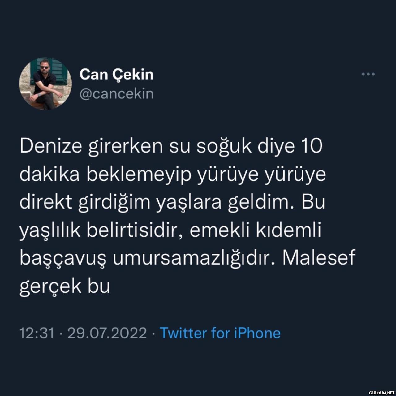 Can Çekin @cancekin Denize...