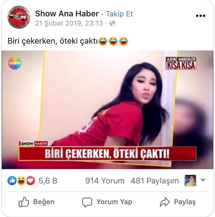 Bu show haber niye böyle...