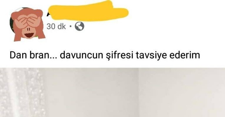 Davulcunun şifresi diye...