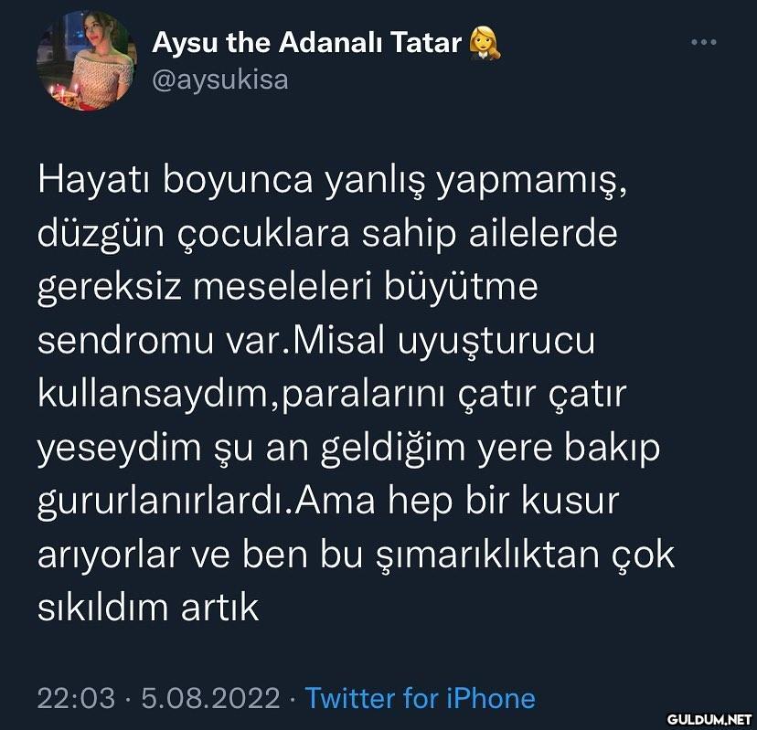 Aysu the Adanalı Tatar...