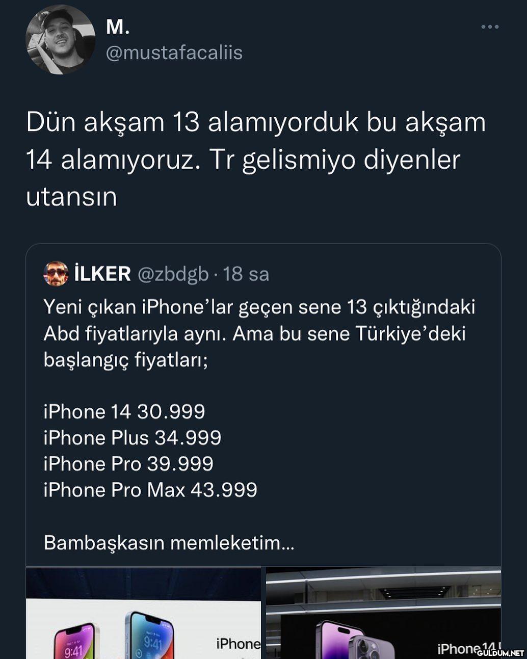 M. @mustafacaliis Dün...