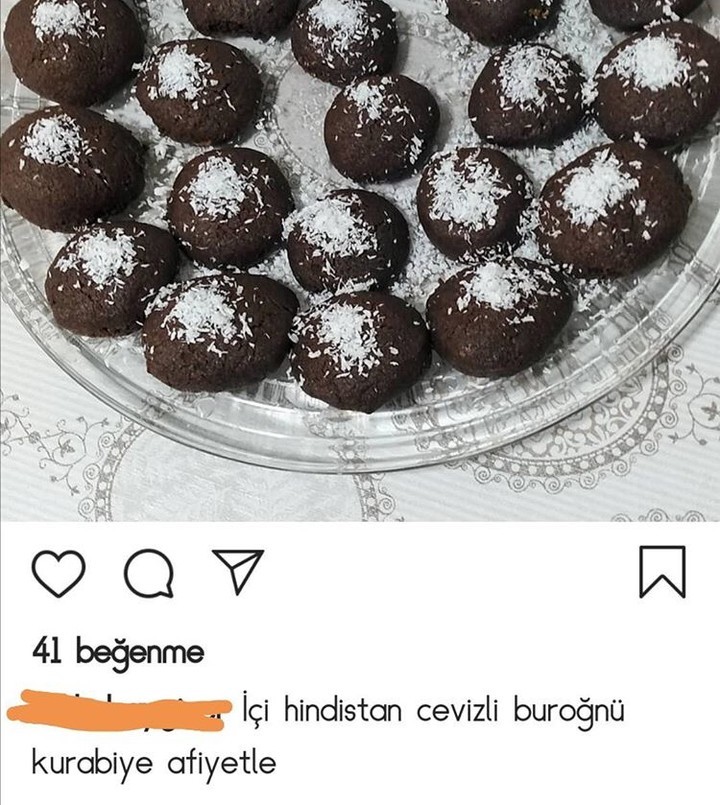 Buroğnü kurabiye... Afiyet...