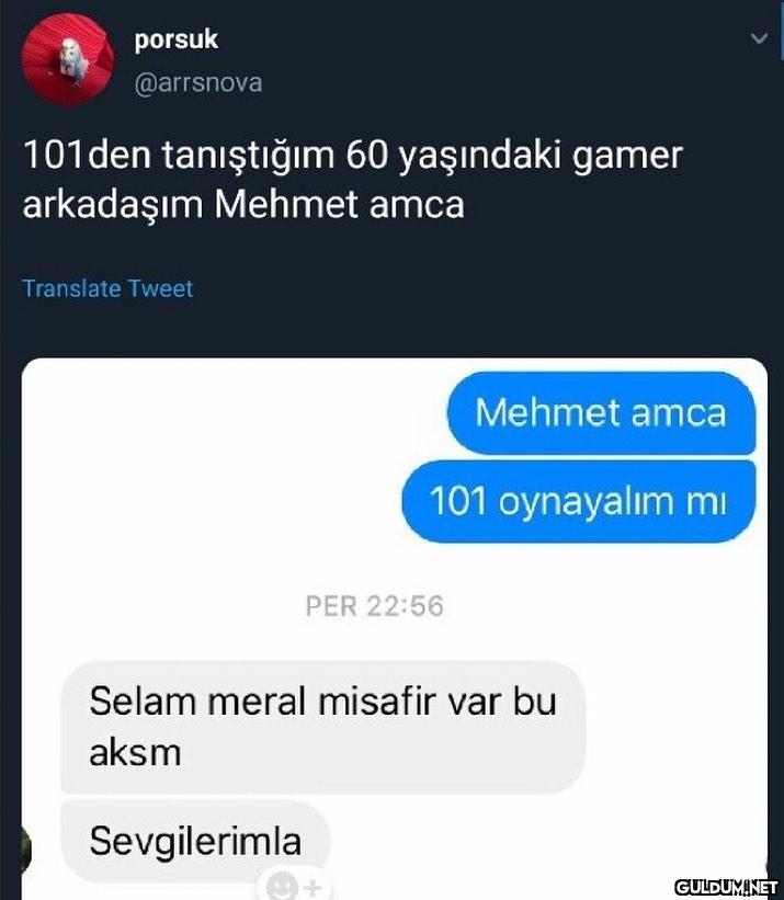 gerçek dost..    porsuk...