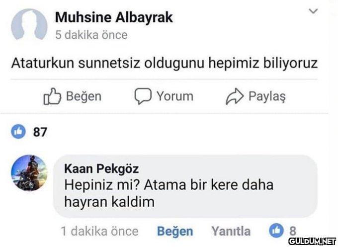 Muhsine Albayrak 5 dakika...
