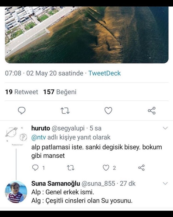 Gemlik’te denizin rengi...