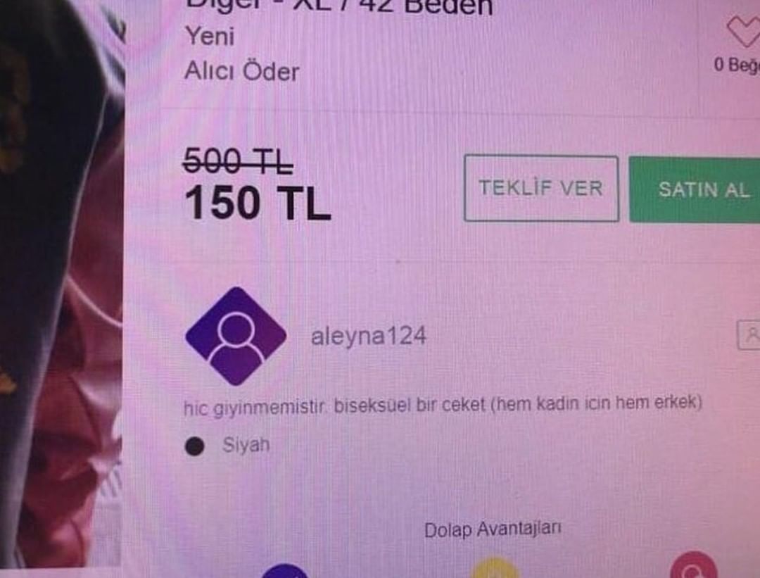 Lezbiyen ceket var mı?   Kaynak